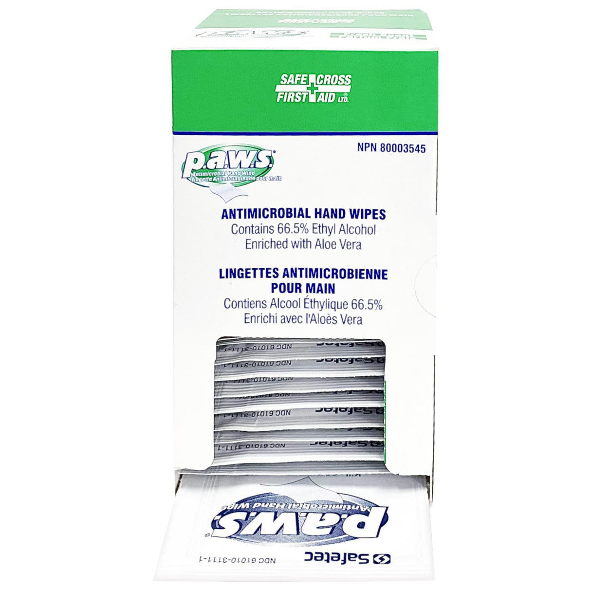 Antimicrobial Hand Wipes, Towelette, Antibiotic - Servoxy Inc