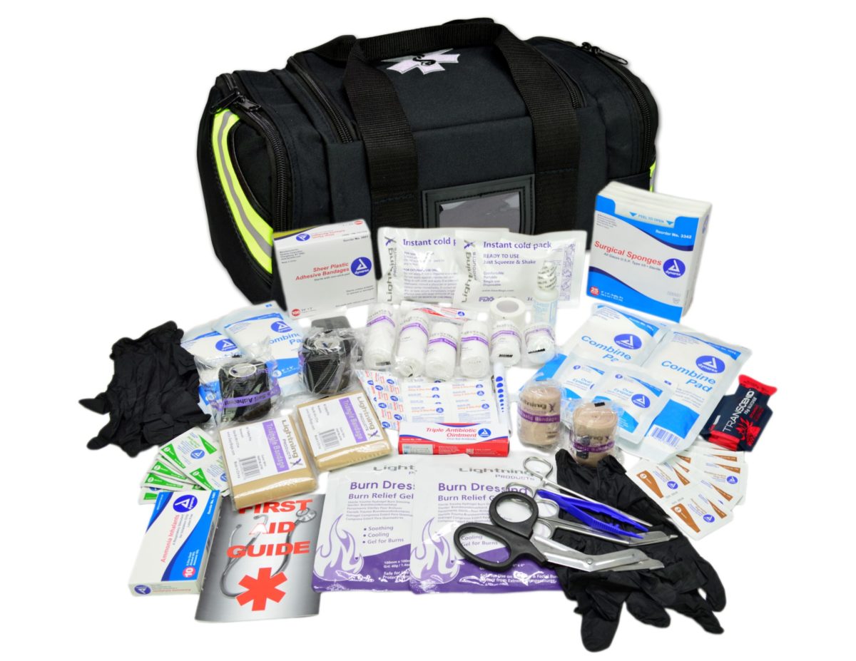 Lightning X Compact First Responder Bag w/ Basic Fill Kit | MB10-SKA - SERVOXY INC