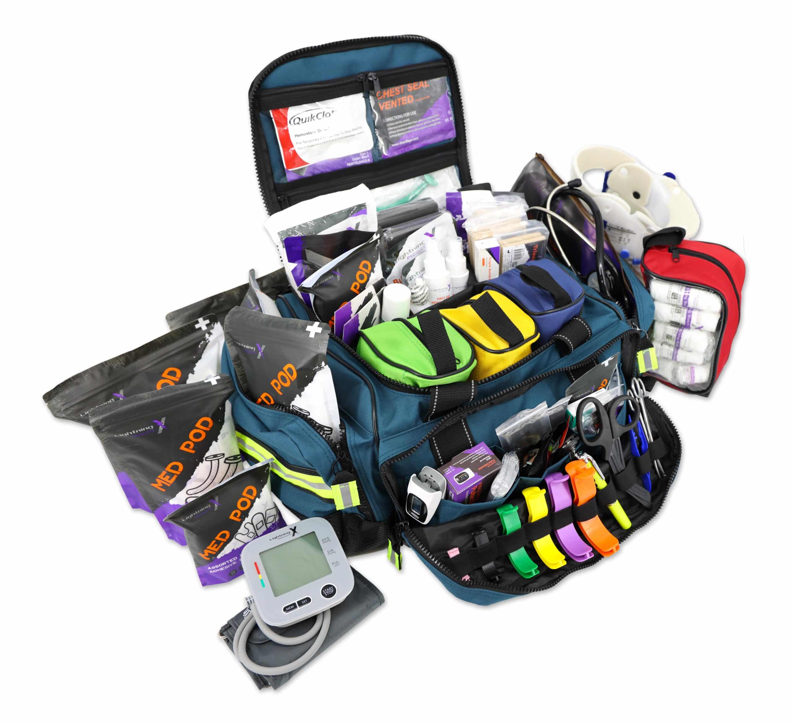 Modular Intermediate Trauma Bag w/ Advanced Fill Kit F - SERVOXY INC