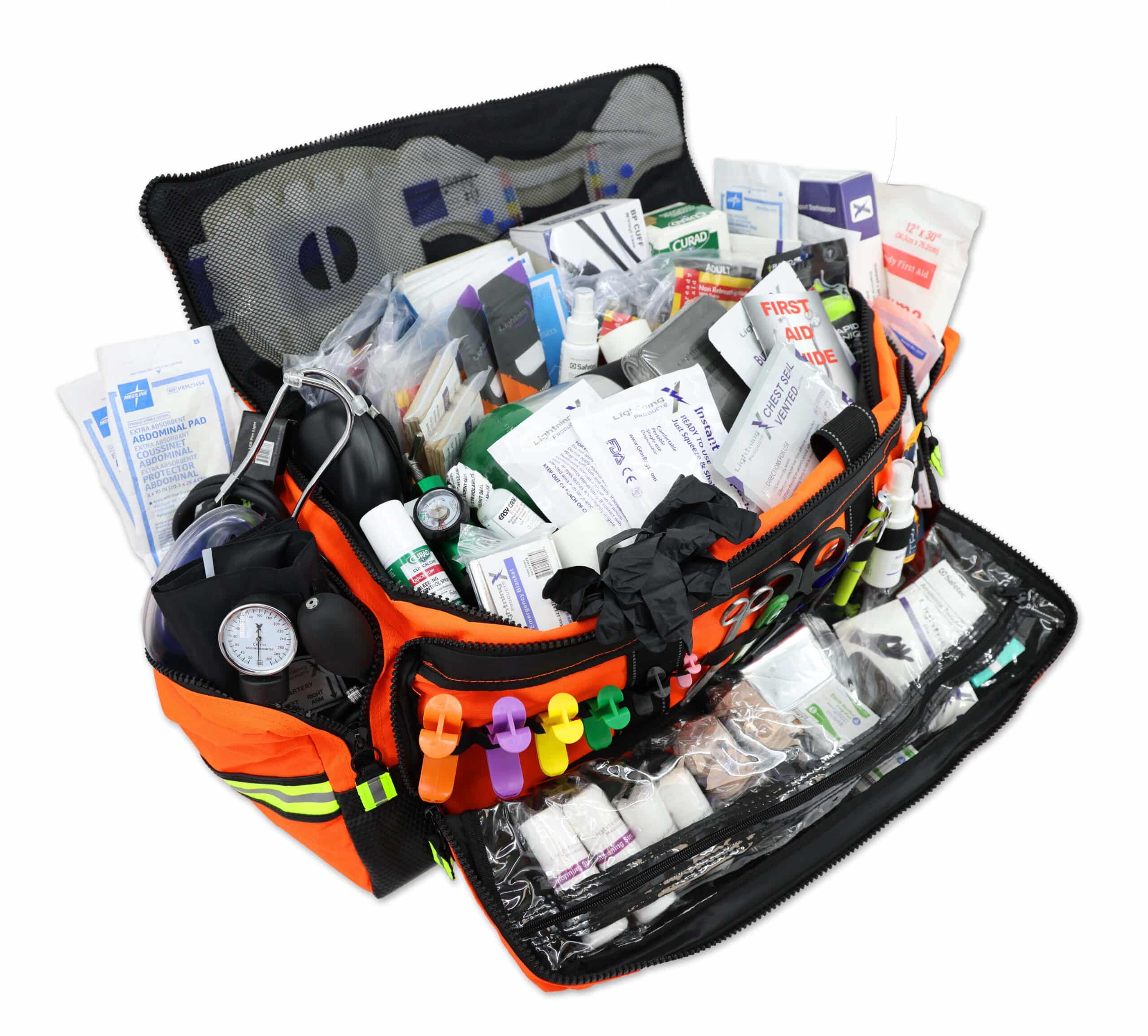 Lightning X MB50 Large EMT Trauma Bag w/ Advanced Fill Kit F - Servoxy Inc