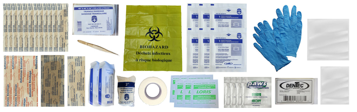 First Aid Kit CSA Z1220-24 Type 1 Personal – 1 Worker | Québec & Nova Scotia