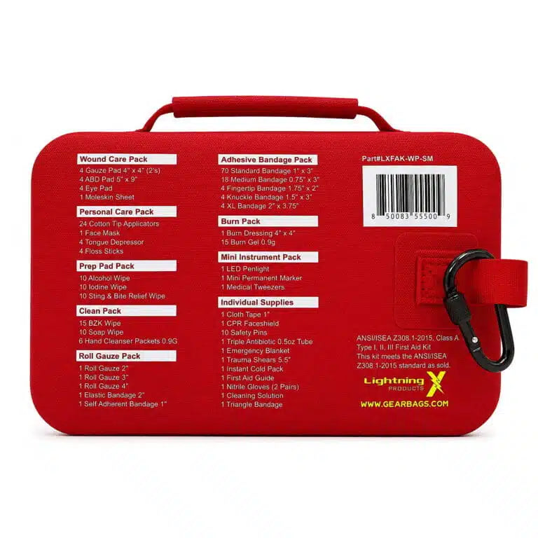 Small Waterproof First Aid Kit IPX7 | LXFAK-WP-A+