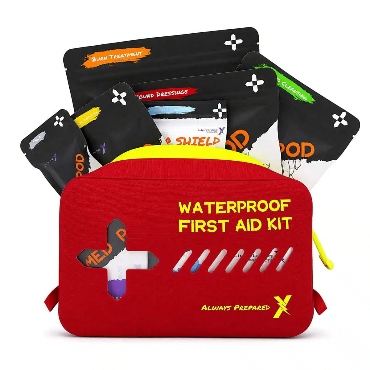 Small Waterproof First Aid Kit IPX7 | LXFAK-WP-A+