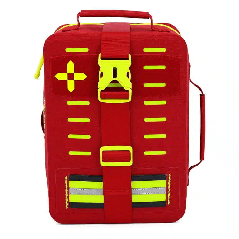 Large Waterproof First Aid Kit IPX7, Labeled Pockets, LXFAK-WP-B+