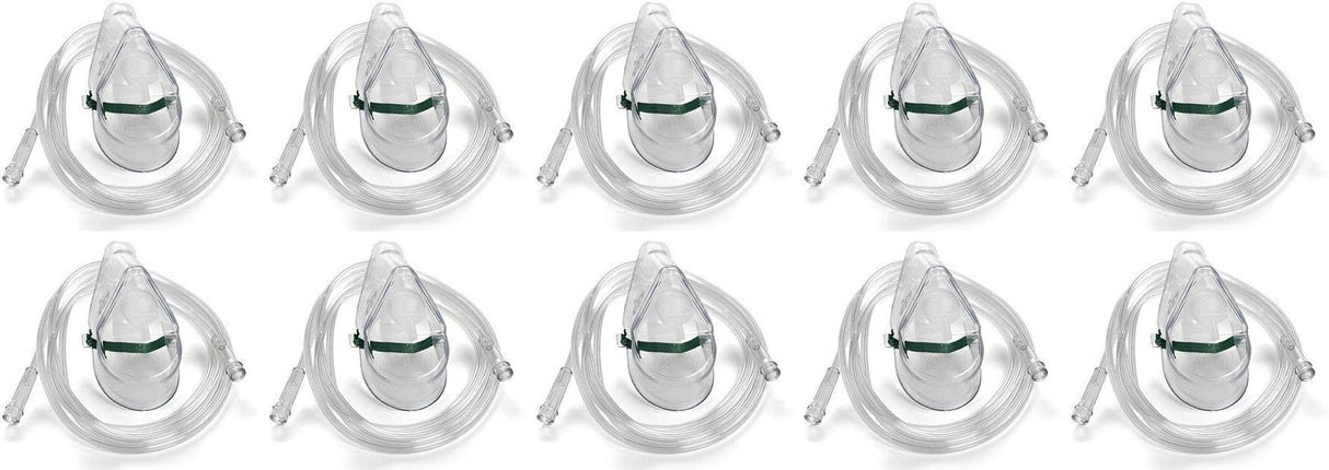 Adult Elongated Oxygen Mask(10 pack) - Servoxy Inc