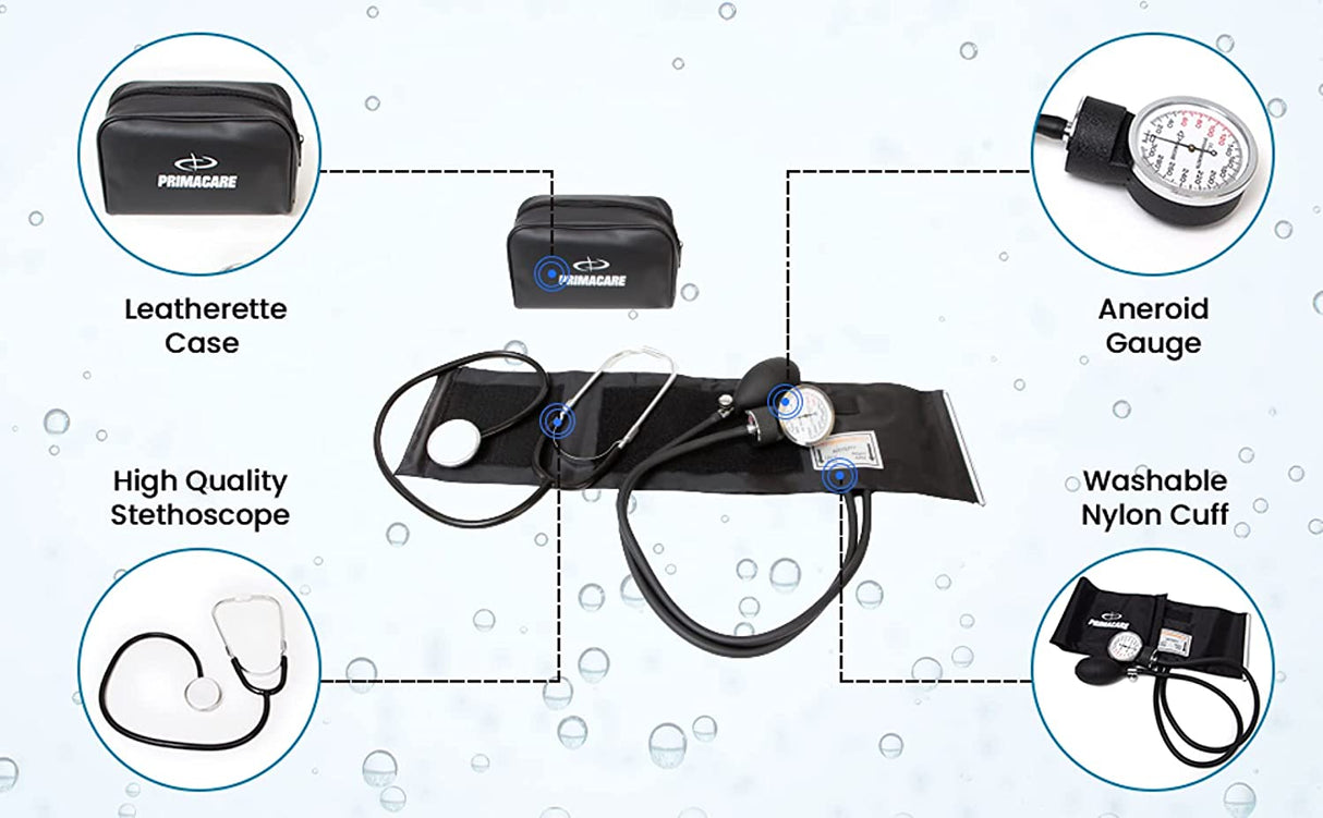 BP Cuff with Case - PROFESSIONAL DELUXE SPHYGMOMANOMETER ADULT - SERVOXY INC