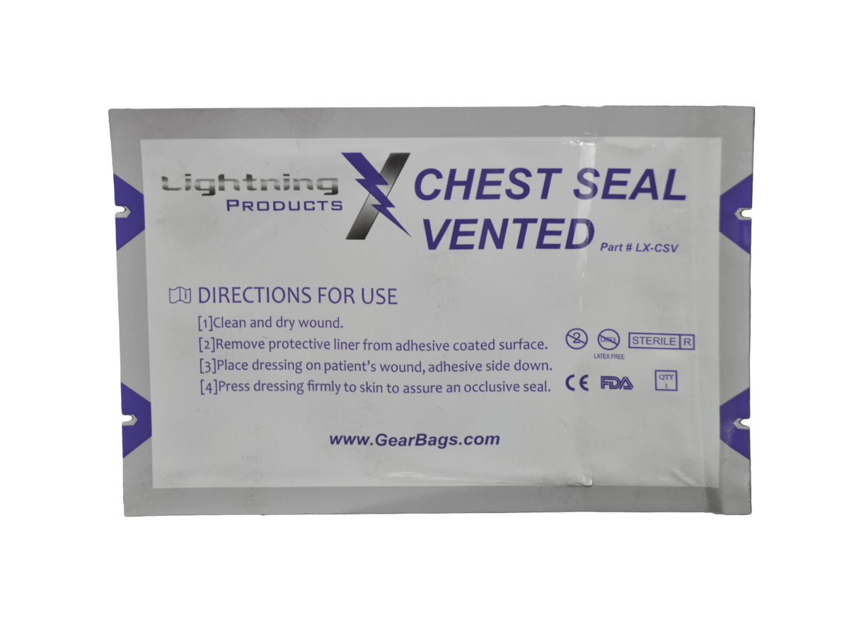 Lightning X Vented Chest Seal - SERVOXY INC