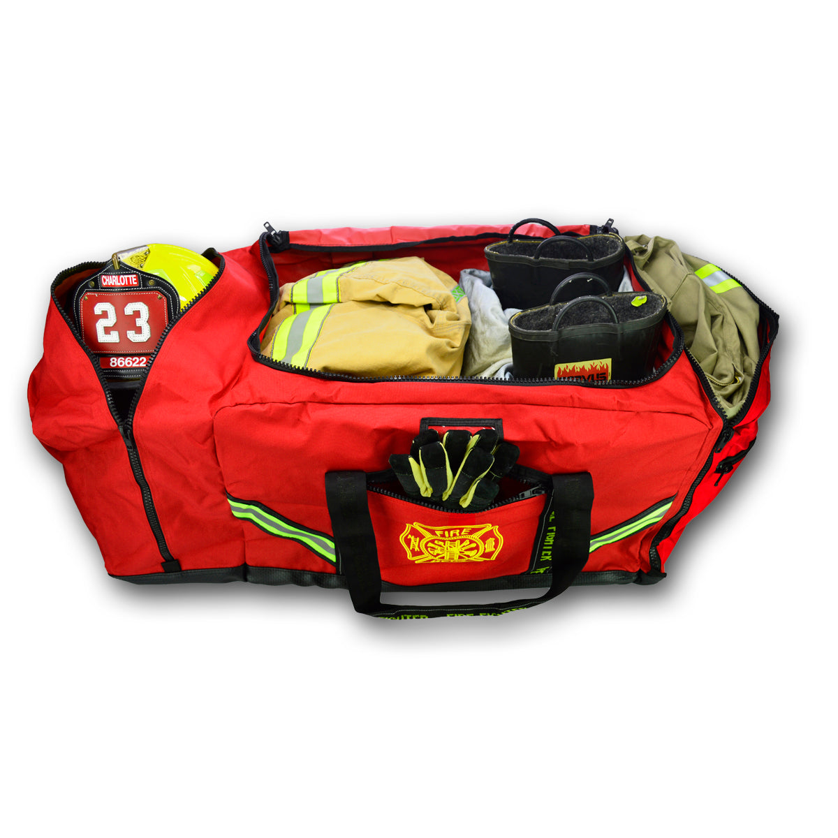 LXFB10 - 3XL Firefighter Step-In Turnout Gear Bag - SERVOXY INC