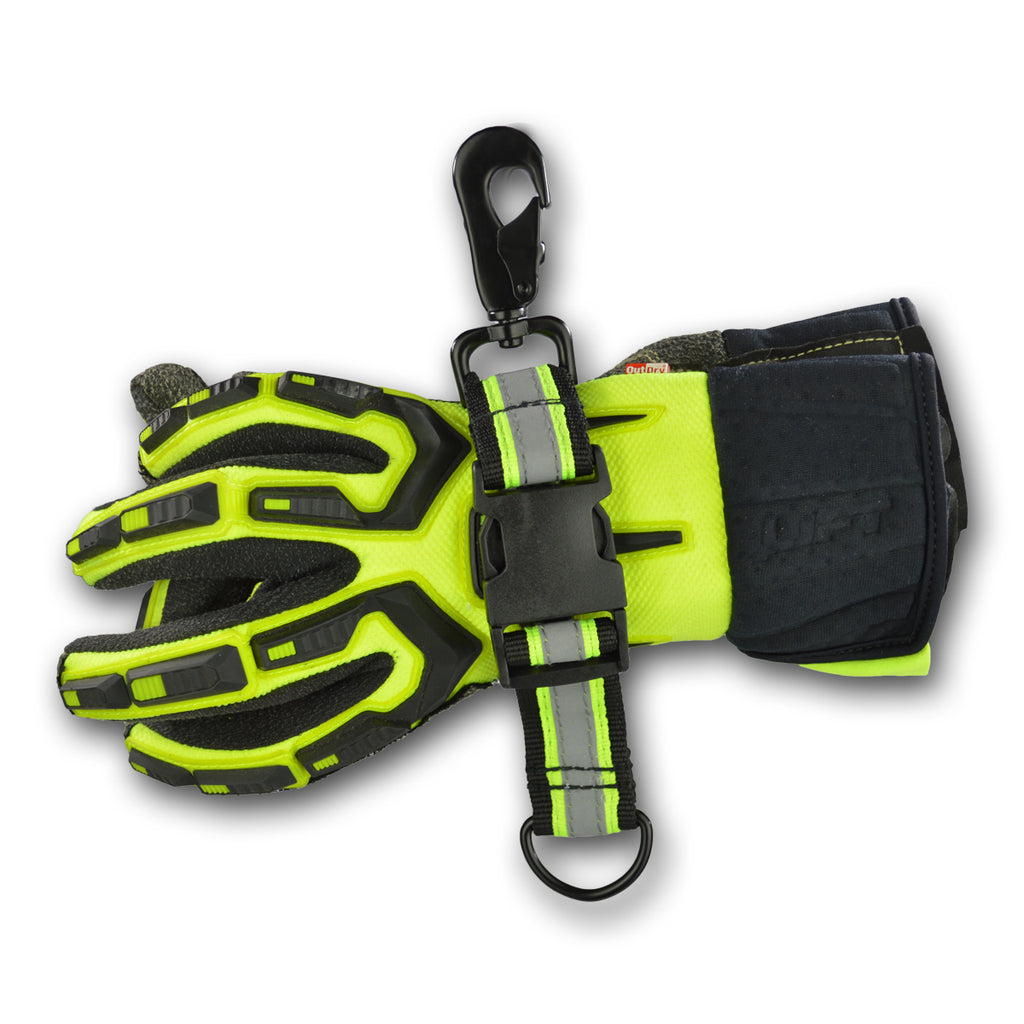 HeavyDuty Firefighter Work Glove Strap w/ Reflective SERVOXY INC