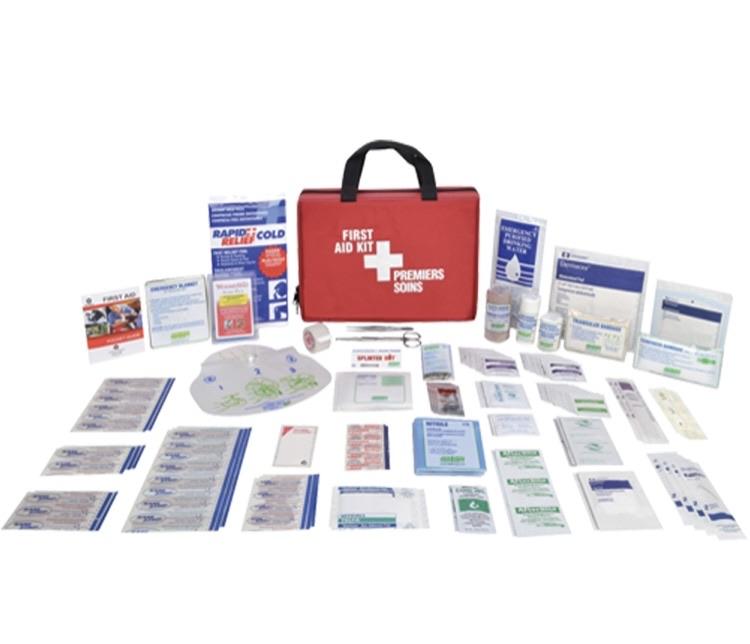 First Aid Kit Packed in Briefcase Soft Pack - SERVOXY INC
