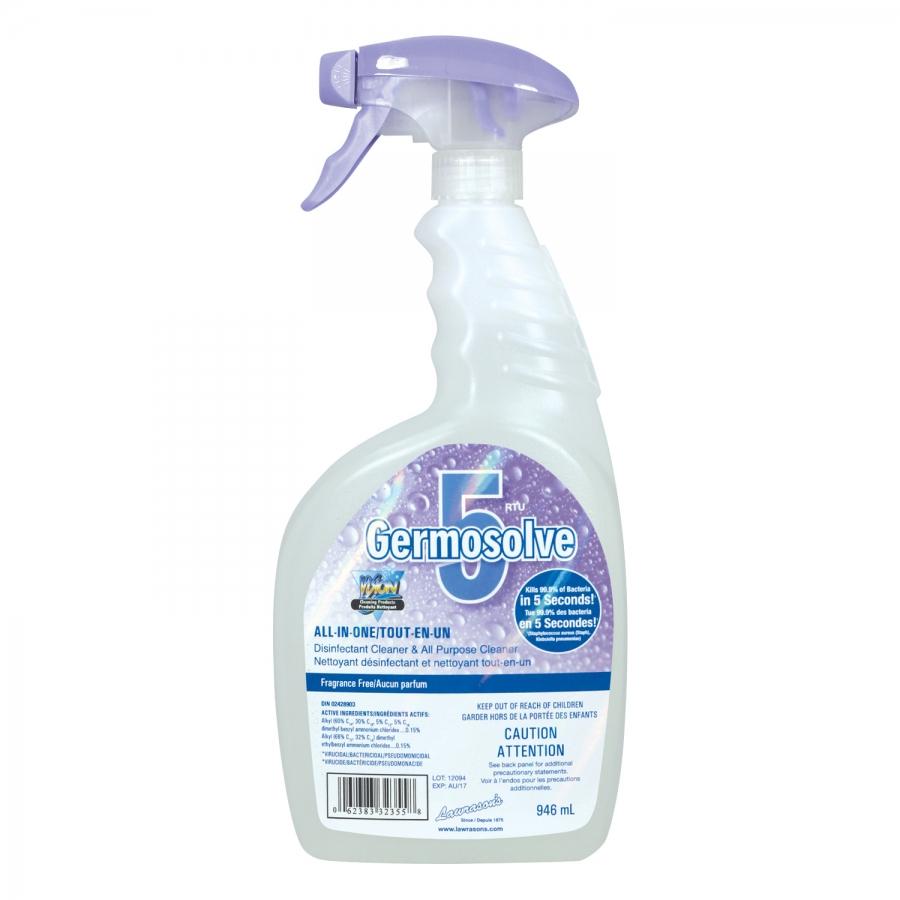 Germosolve 5 all-in-one Disinfectant, Deodorizer and All Purpose Cleaner - SERVOXY INC