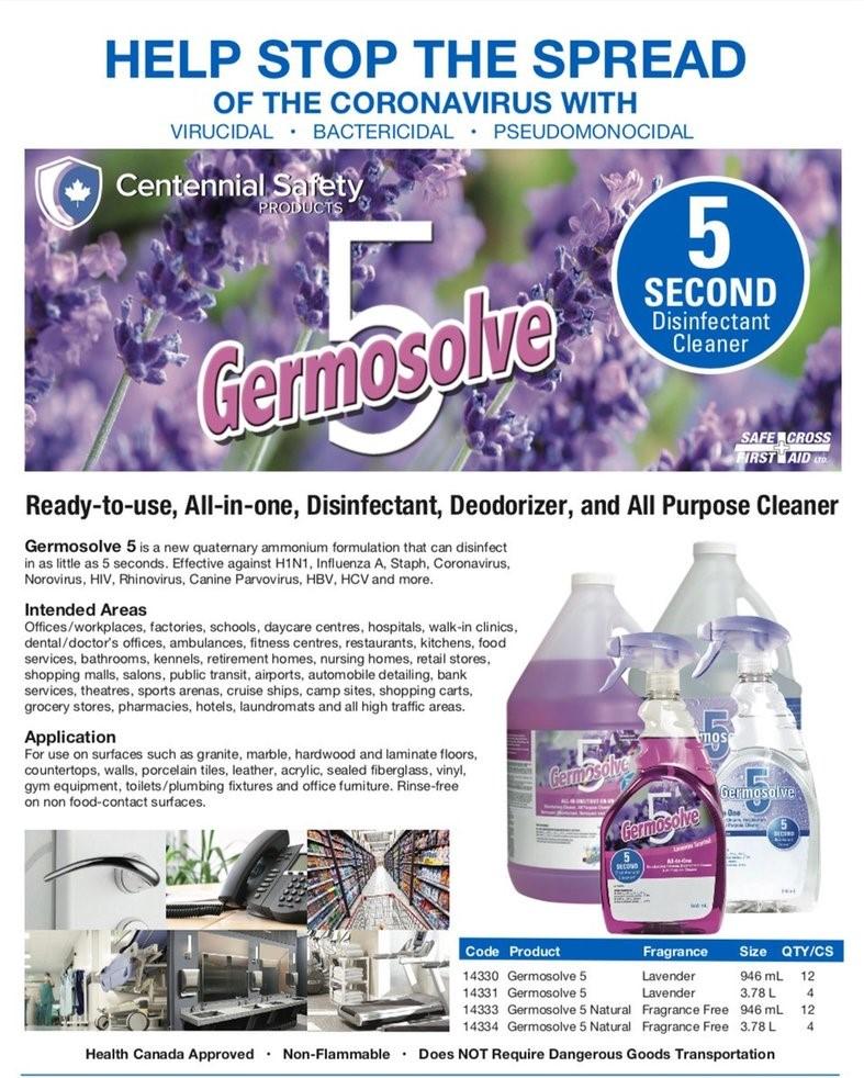Germosolve 5 allinone Disinfectant, Deodorizer and All Purpose