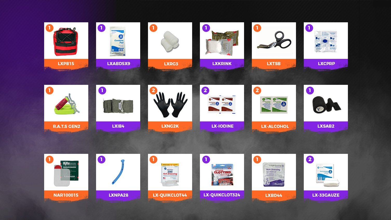 Lightning X Products LXPB15 IFAK Molle Pouch - SERVOXY INC