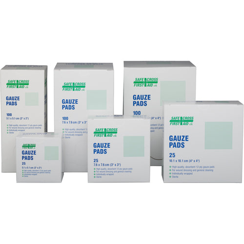 Gauze , Pad, 2" L x 2" W, Sterile, Medical Device Class 1 - SERVOXY INC