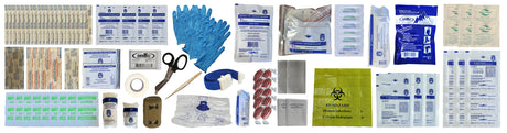 CSA Z1220-17 Type 3 Intermediate Small First Aid Kit | 24 Unit Plastic Box - Bulk Packed for 2-25 Workers - Servoxy Inc