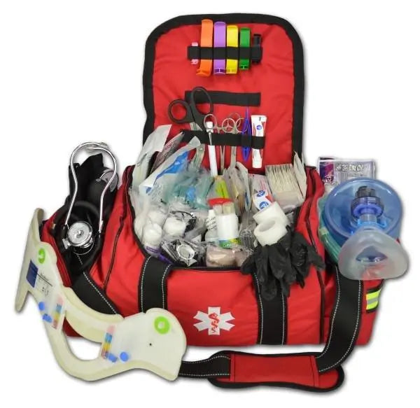 Large EMT First Responder Bag w/ Customizable Foam Dividers - SERVOXY INC