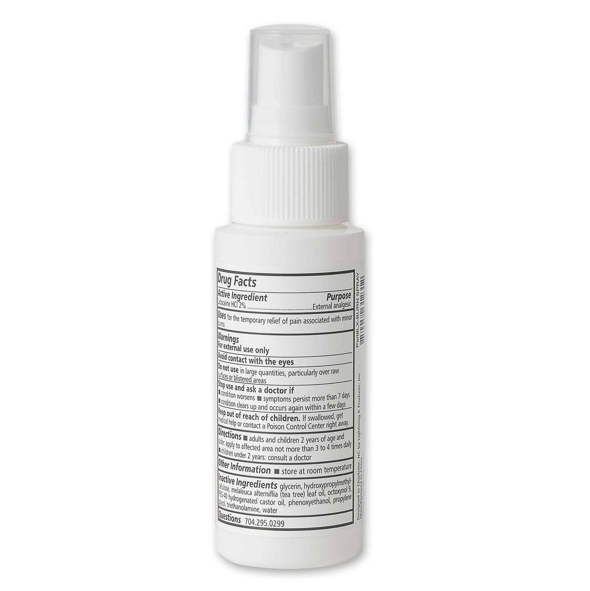 Lightning X Soothing Burn Spray w/ Lidocaine - Servoxy Inc