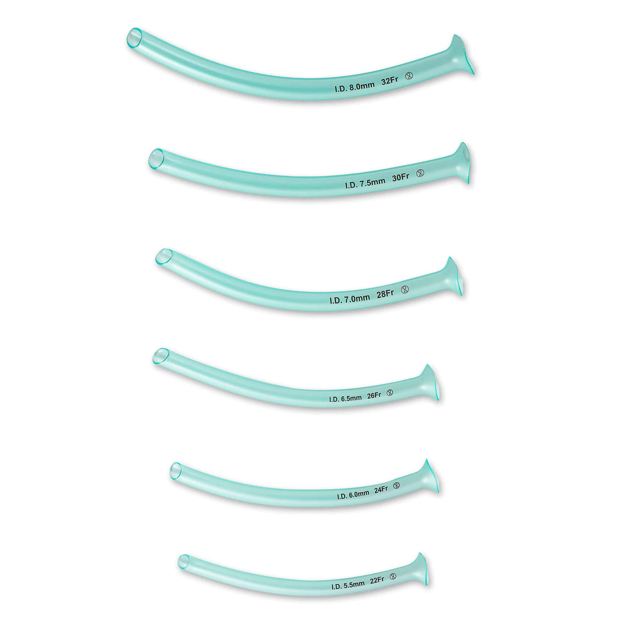 Nasal Airways set of 6