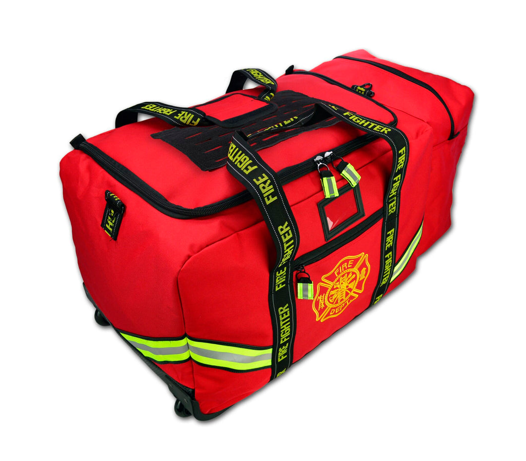 Lightning X Value Edition XL Turnout Gear Bag w/Wheels & Helmet Pocket - Red