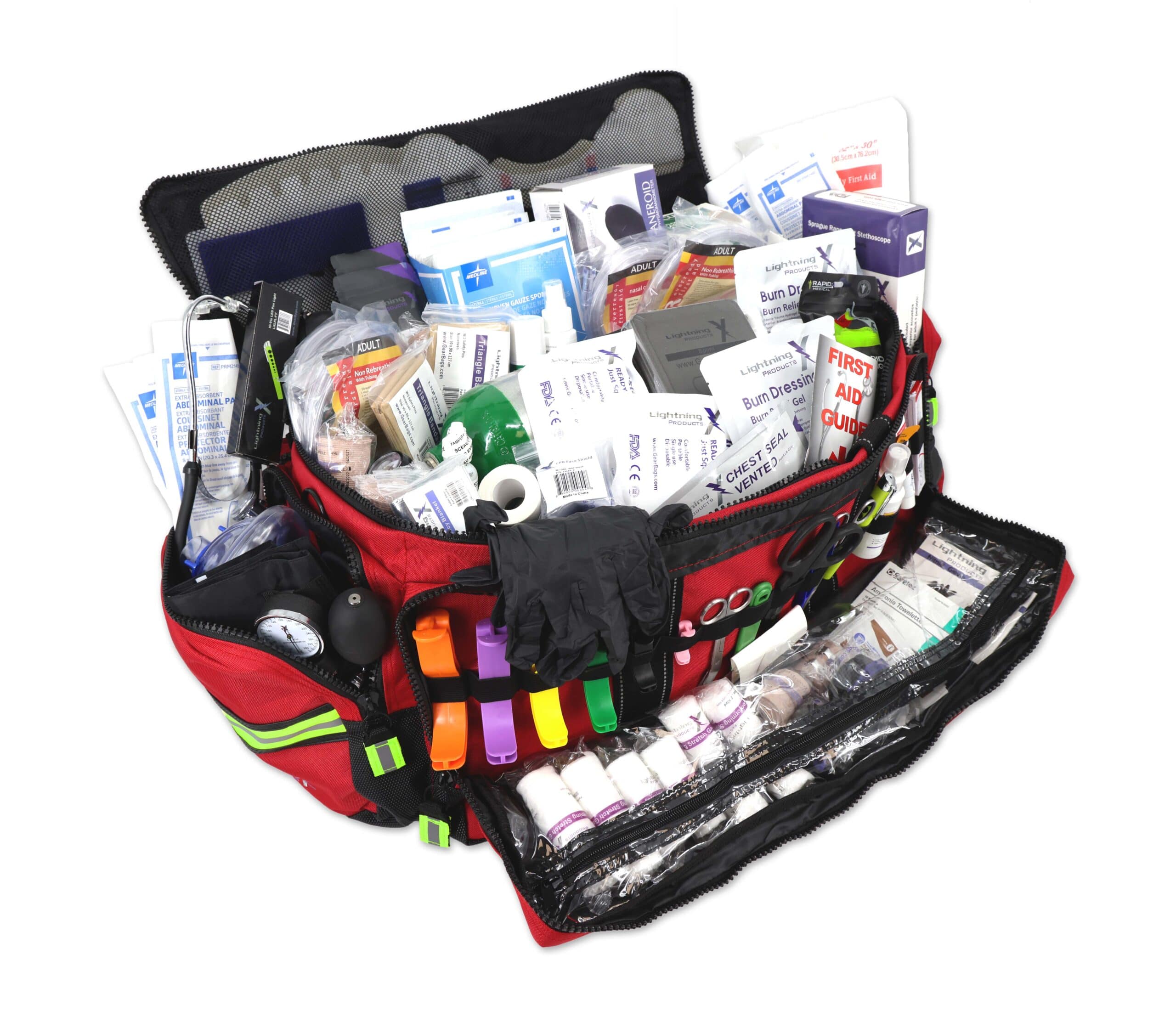 Lightning X MB50 Large EMT Trauma Bag w/ Advanced Fill Kit F