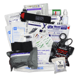 Kit de premiers secours médicaux Lightning X Premium pour traumatismes D