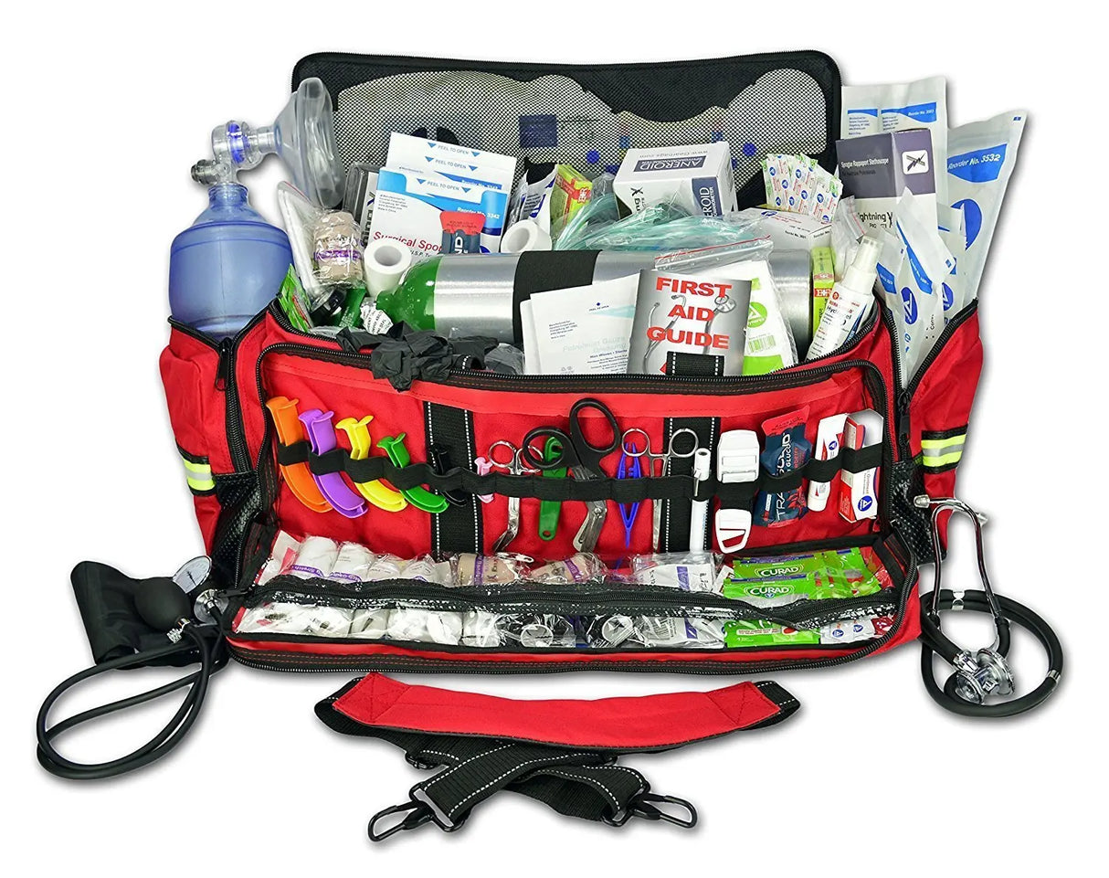 Lightning X Oxygen Trauma Medic First Responder Bag - Stocked - SERVOXY INC