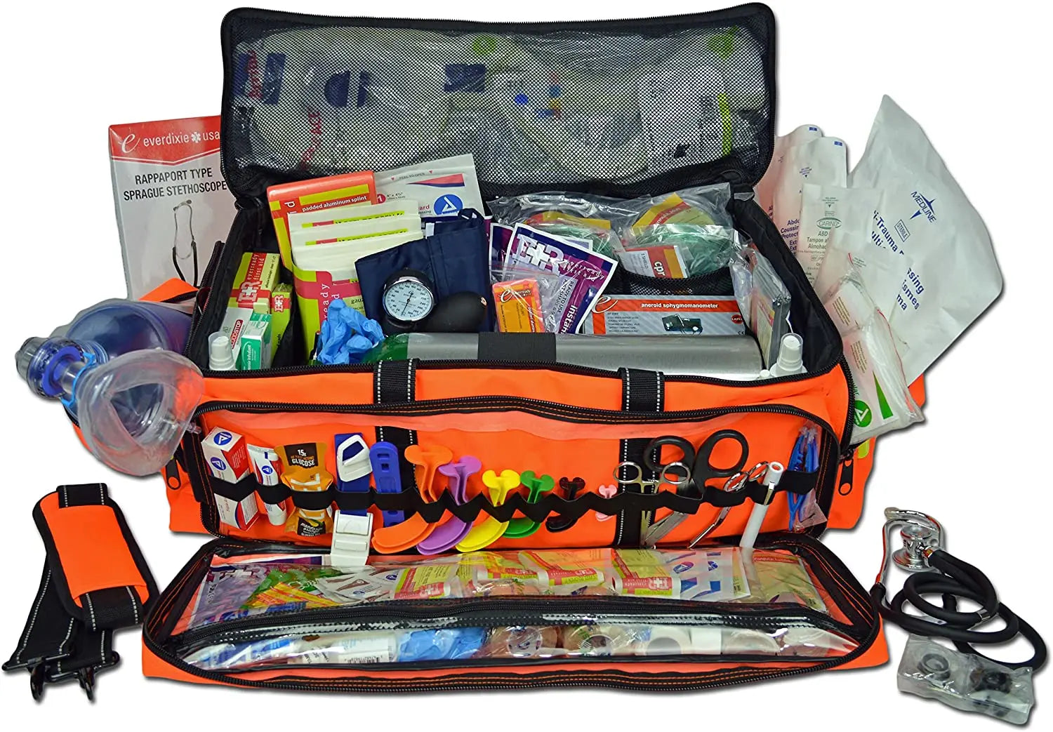 Lightning X Oxygen Trauma Medic First Responder Bag - Stocked - SERVOXY INC