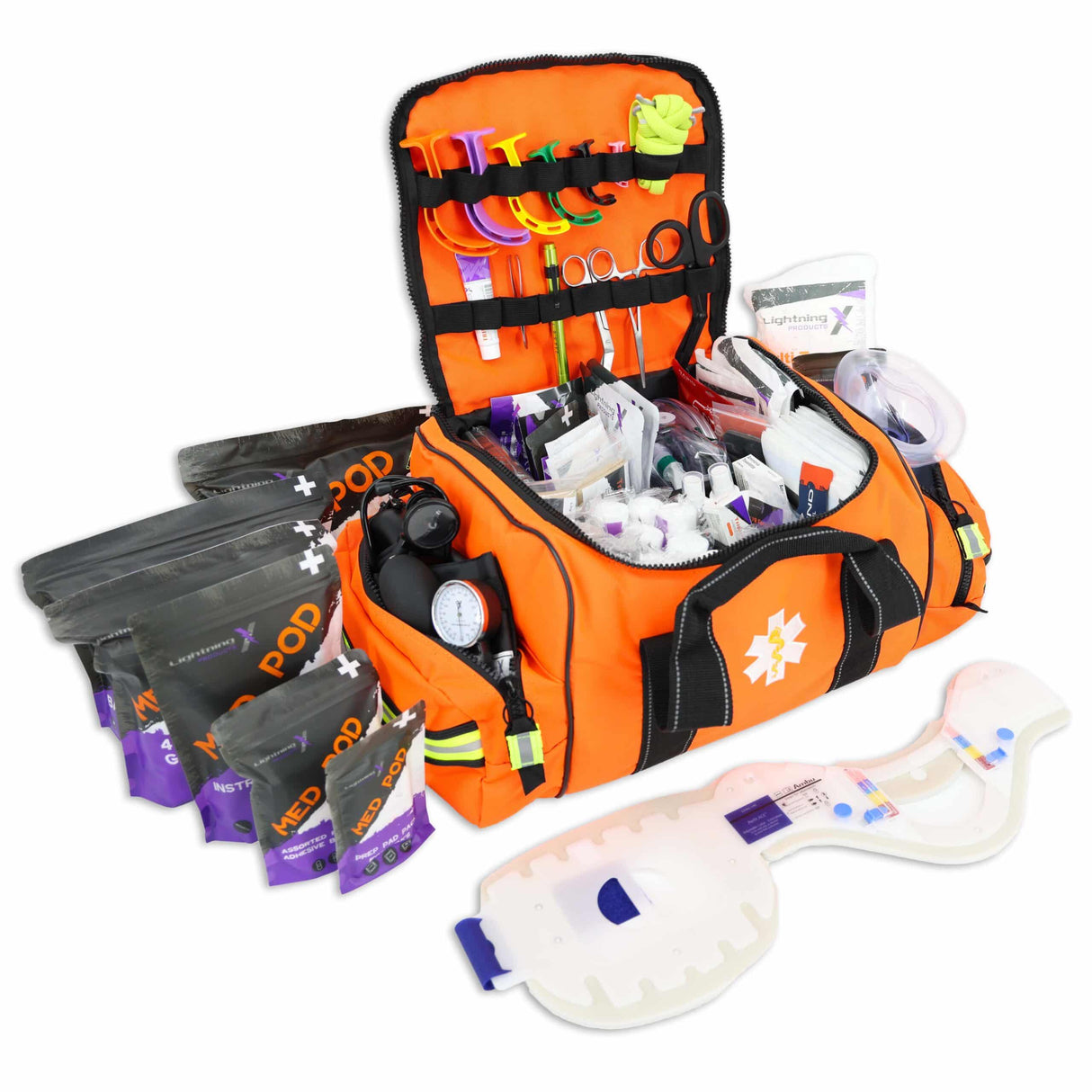 Large EMT Trauma Bag Fully Stocked 240+ Supplies | MB30-SKC