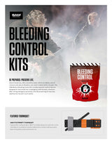 SAM Medical Bleeding Control Kit with IFAK Pouch - SERVOXY INC