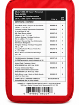 Servoxy First Aid Kit CSA Z1220-24 Type 1 for one worker, compact emergency medical supplies in a portable kit.