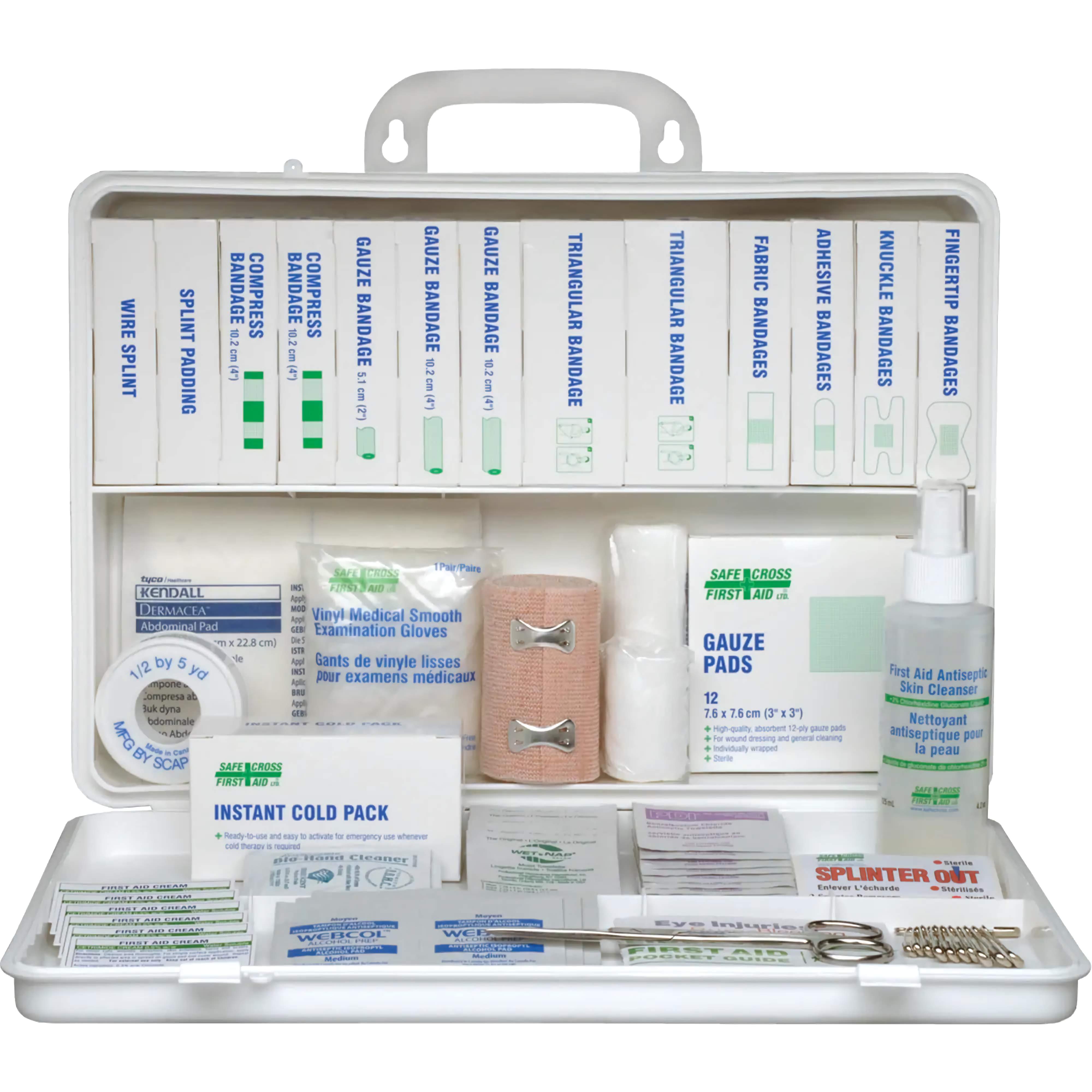 First Aid Kit - Plastic Box, Unitized-Deluxe - SERVOXY INC