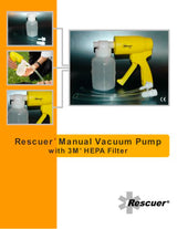 Rescuer Manual Suction Pump with 3M HEPA Filter - SERVOXY INC