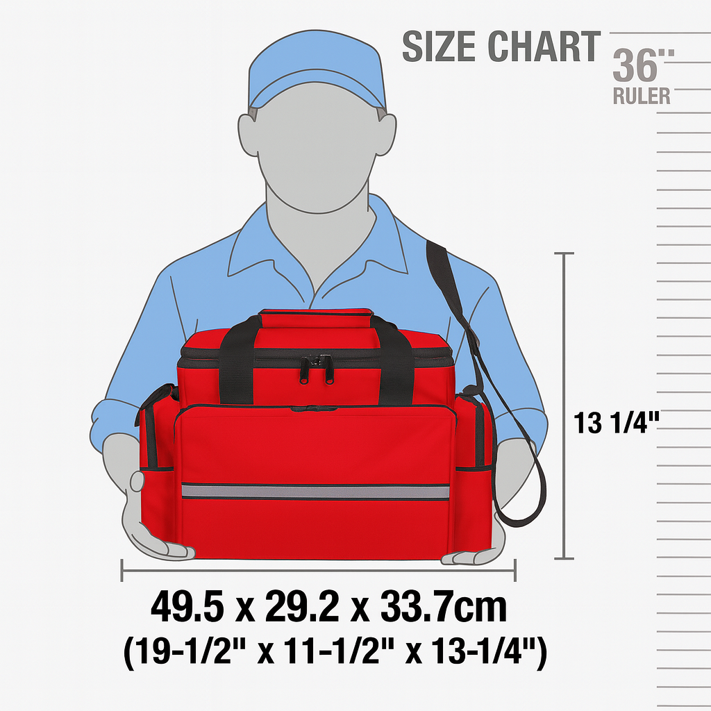 Trousse de premiers secours intermédiaire de type 3 CSA Z1220 en vrac dans un sac souple