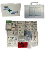 First Aid Kit, CSA Type 2 Low-Risk Environment, Medium (26-50 Workers), Plastic Box - SERVOXY INC