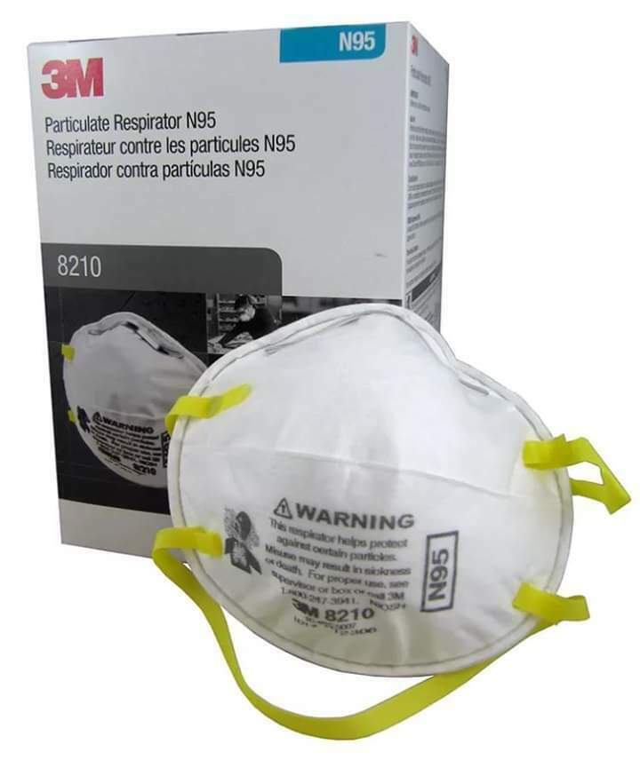 8210 Particulate Respirators, N95, NIOSH Certified 8 Box Case Pack - SERVOXY INC