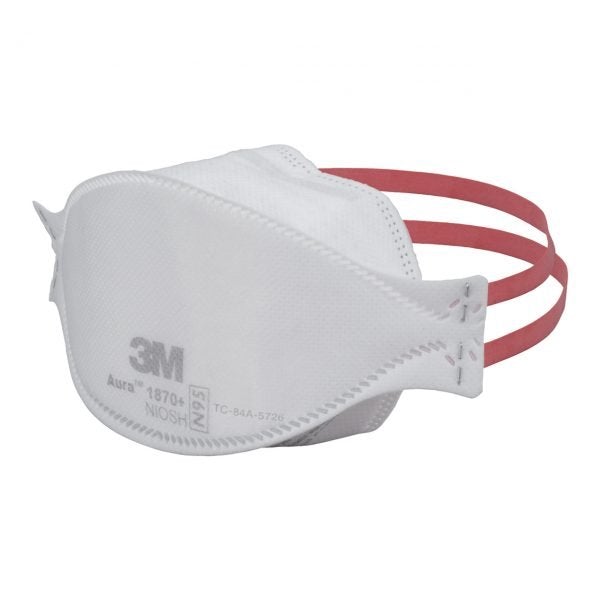 3M Aura Particulate Respirator Mask, 1870+, N95-20 Pack - SERVOXY INC