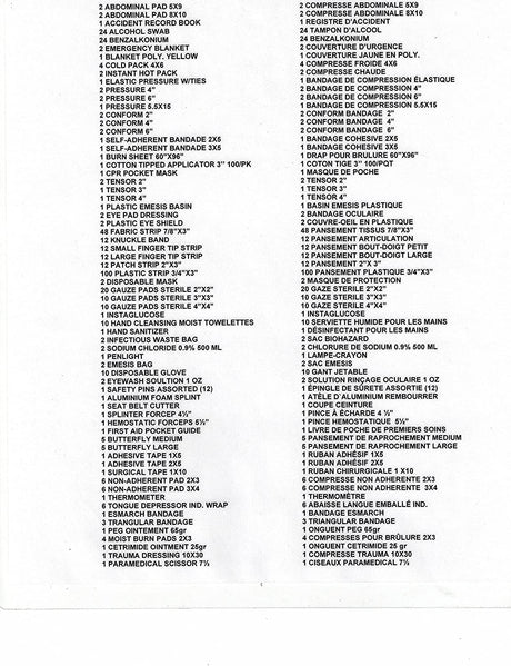 Canadian First Responder-Trauma and Crisis Deluxe First Aid Bag-Kit Stocked - SERVOXY INC