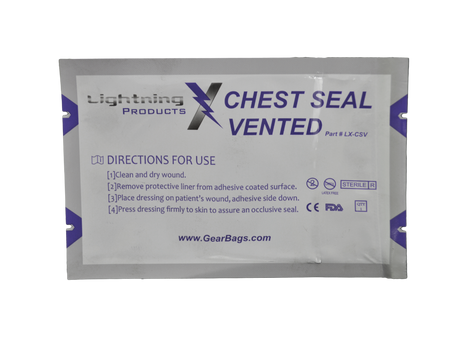 Lightning X Vented Chest Seal - SERVOXY INC