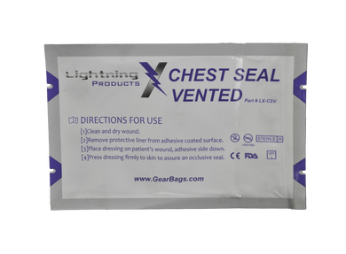 Lightning X Vented Chest Seal - SERVOXY INC