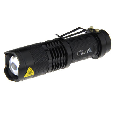 Tactical LED Flashlight with Belt/Clip - SERVOXY INC