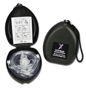 CPR Mask w/ Case Black - SERVOXY INC
