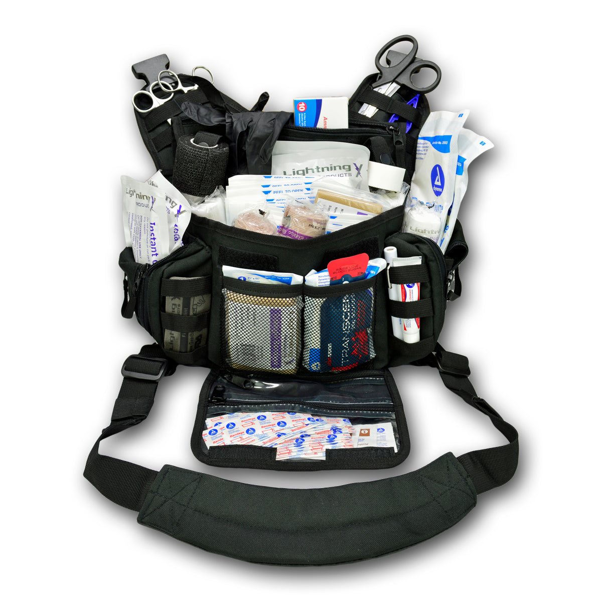 Lightning X Premium Trauma MedSling Bag w Fill Kit A - SERVOXY INC