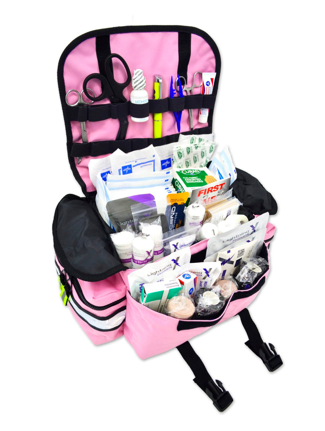 Lightning X First Responder Trauma Bag w Fill Kit A Red