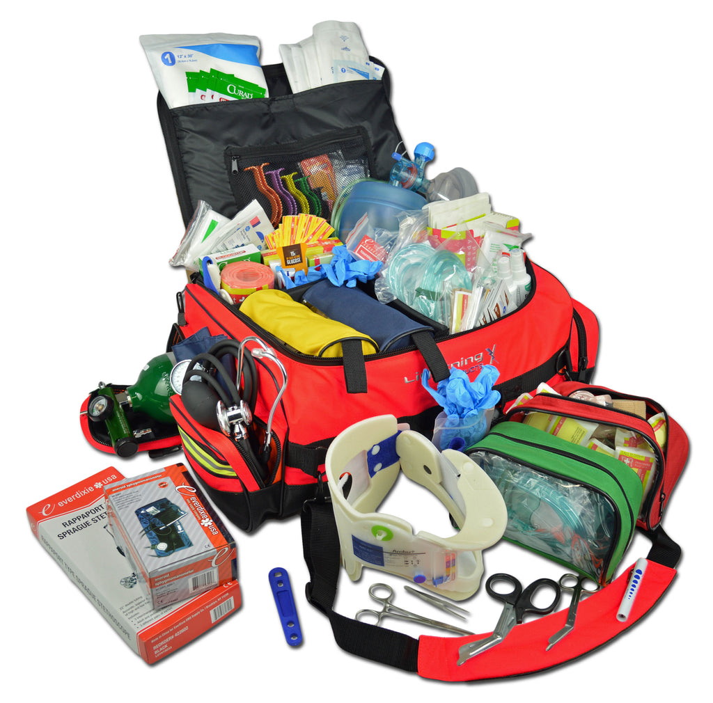 Lightning X Premium Modular ALS Trauma Bag w D Kit stocked | SERVOXY INC