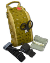 Spread eagle complete tactical gunshot & trauma IFAK kit stocked - SERVOXY INC