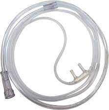 Nasal cannula with soft curved tips-adult
