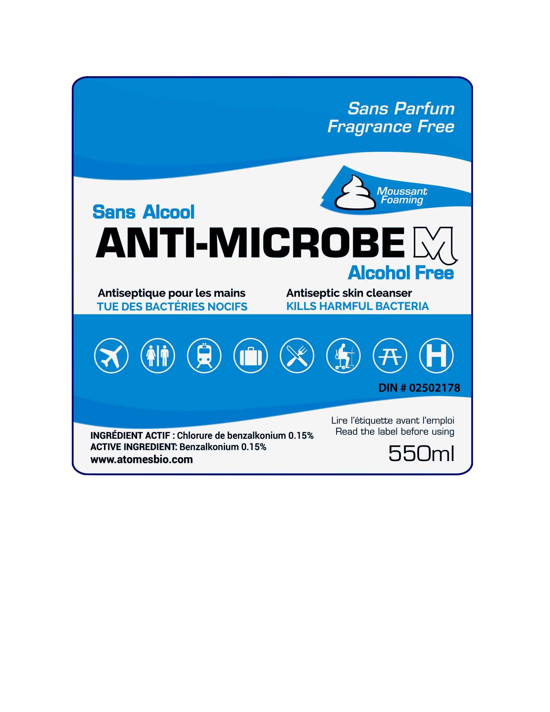 Anti-Microbe M Hand Sanitizer (550ml) - SERVOXY INC