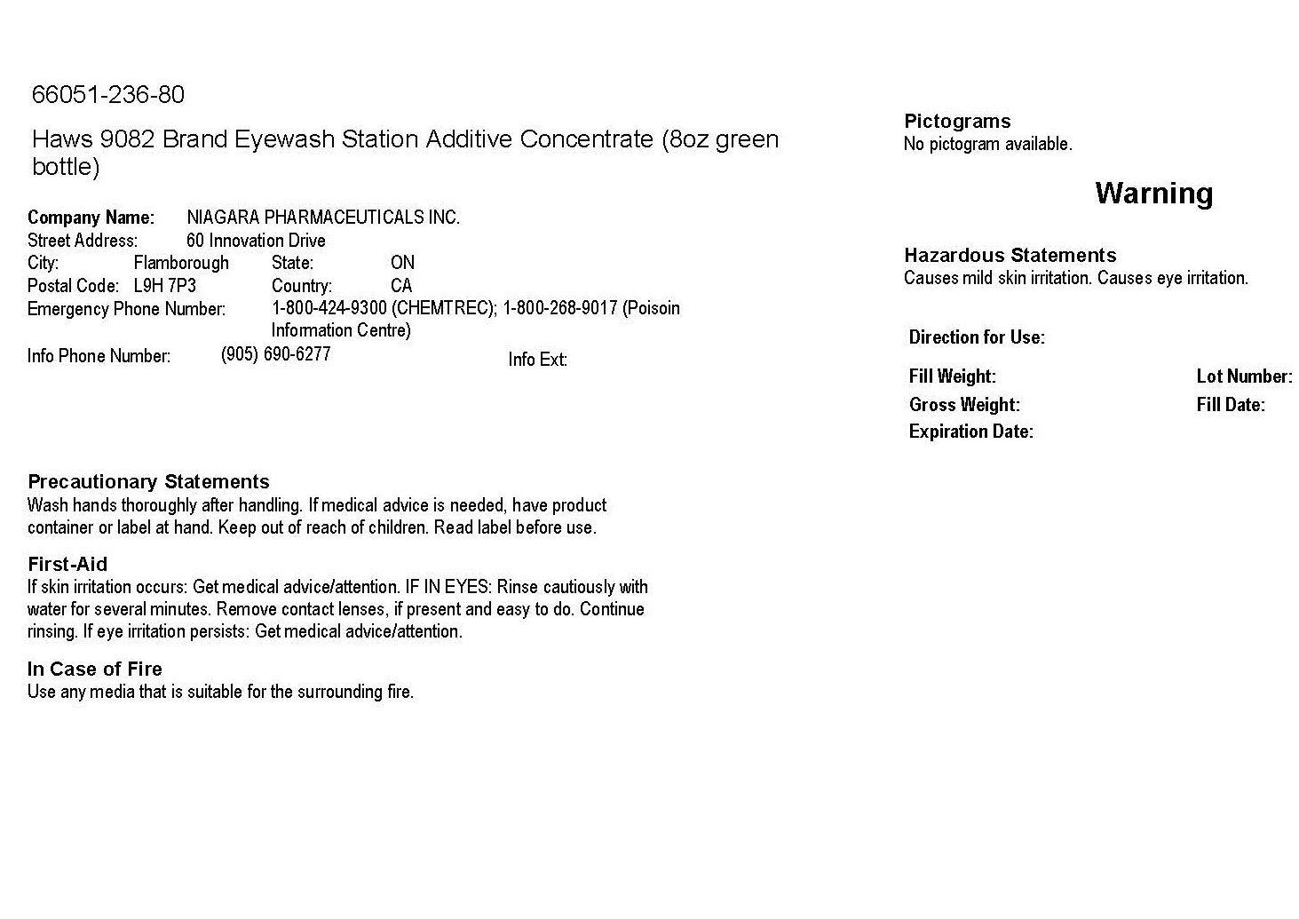 Bacteriostatic Water Preservative - SERVOXY INC