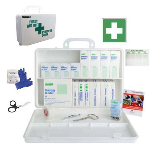 Bilingual-Canadian Workplace-Office First Aid Kit-1 to 50 Employee Medical Kit - SERVOXY INC