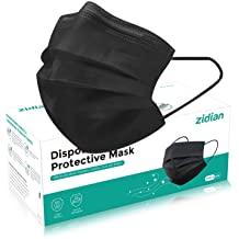 Black disposable face masks 50 PCS - SERVOXY INC